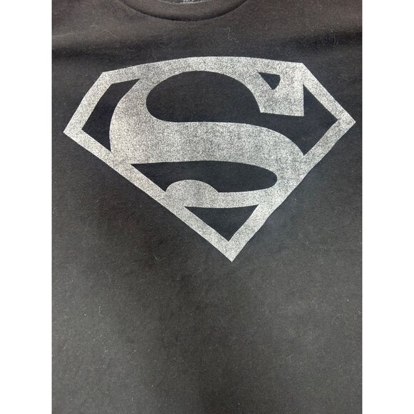 Superman Black Graphic Mens T-Shirt XXL - Picture 4 of 6
